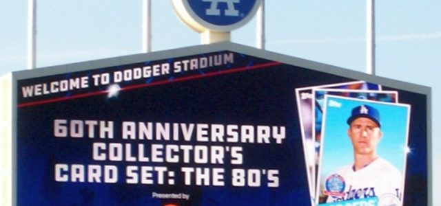 Dodger Stadium scoreboard