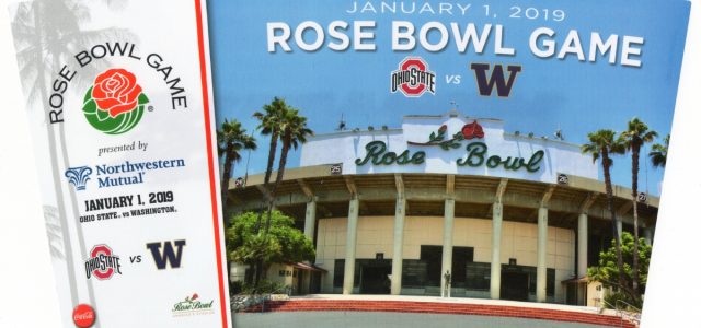 2019 Rose Bowl Souvenir Cup Design