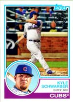 1983 Topps insert
#83-81 Kyle Schwarber 2018 Topps, 1983 Topps insert #83-81 Kyle Schwarber