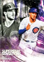 Superstar Sensations insert #42 Kris Bryant 2018 Topps, Superstar Sensations insert #42 Kris Bryant