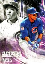 Superstar Sensations insert #4 Addison Russell 2018 Topps, Superstar Sensations insert #4 Addison Russell